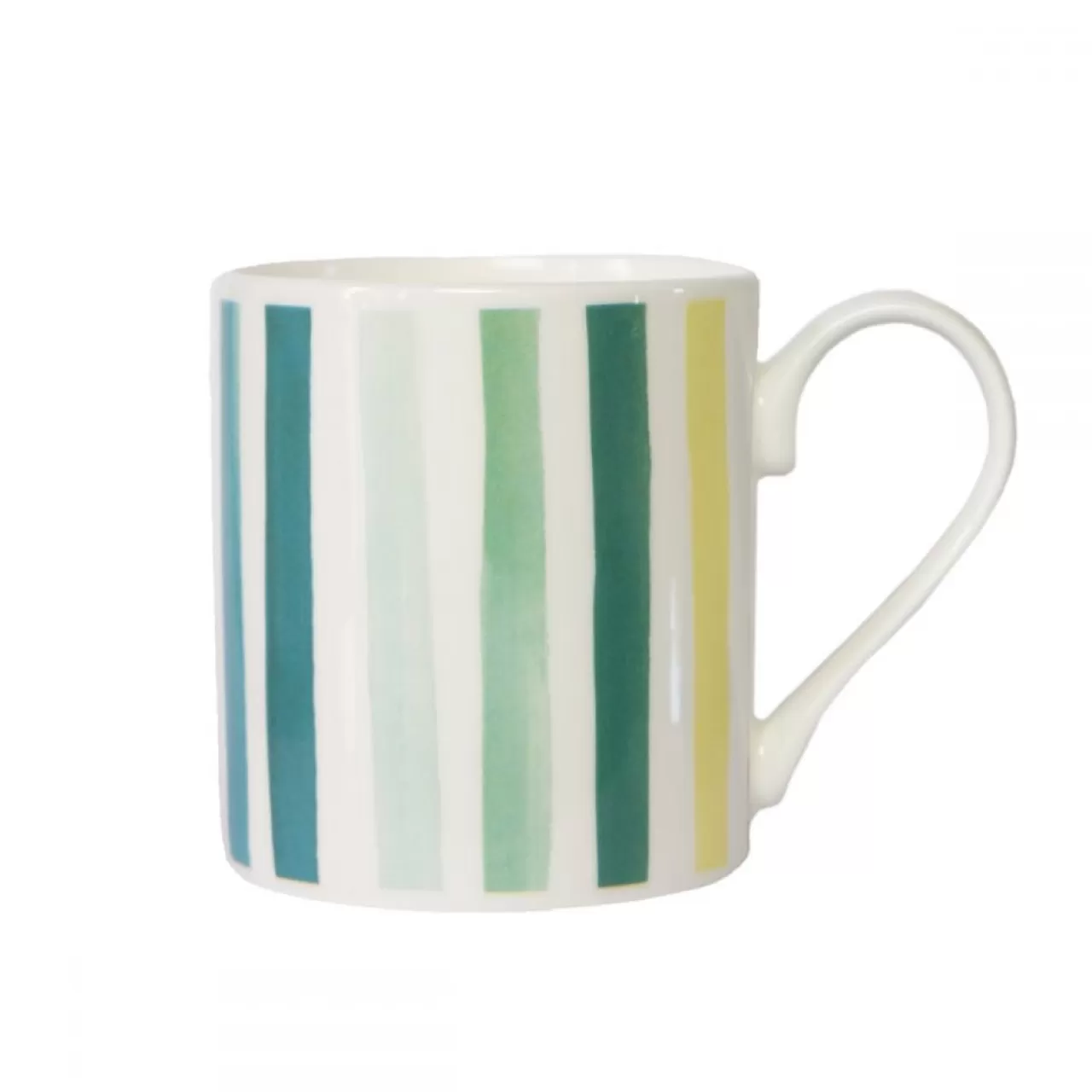 Flash Sale Mclaggen Smith Bluebell Gray Market Stripe Celadon Bone China Mug
