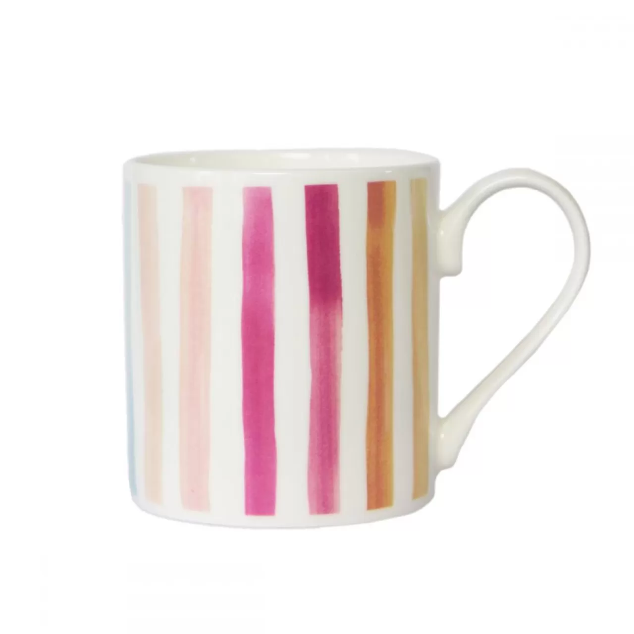 Cheap Mclaggen Smith Bluebell Gray Market Stripe Cerise Bone China Mug