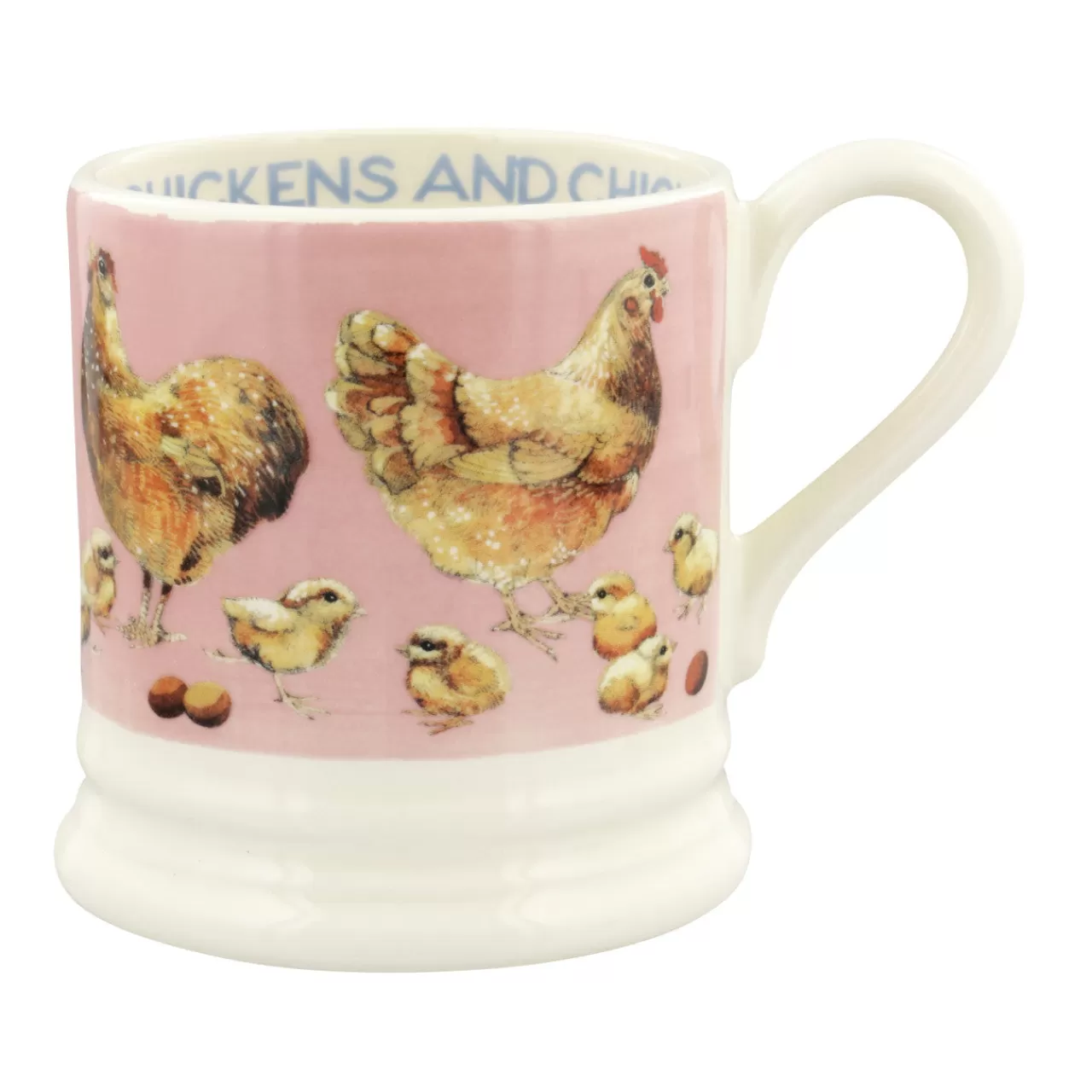 Best Sale Emma Bridgewater Bright New Morning Chickens And Chicks 1/2 Pint Mug