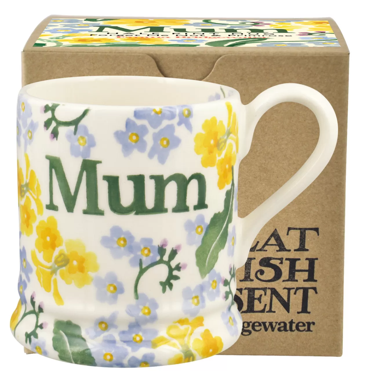 New Emma Bridgewater Forget Me Not & Primrose Mum 1/2 Pint Mug Boxed