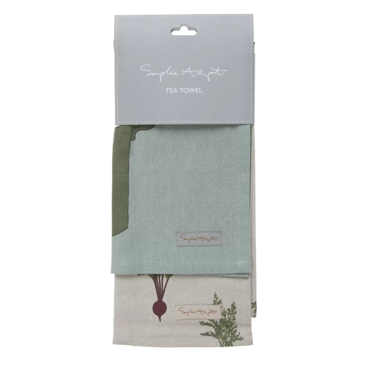 Fashion Sophie Allport Home Grown Set Of 2 Tea Towels By