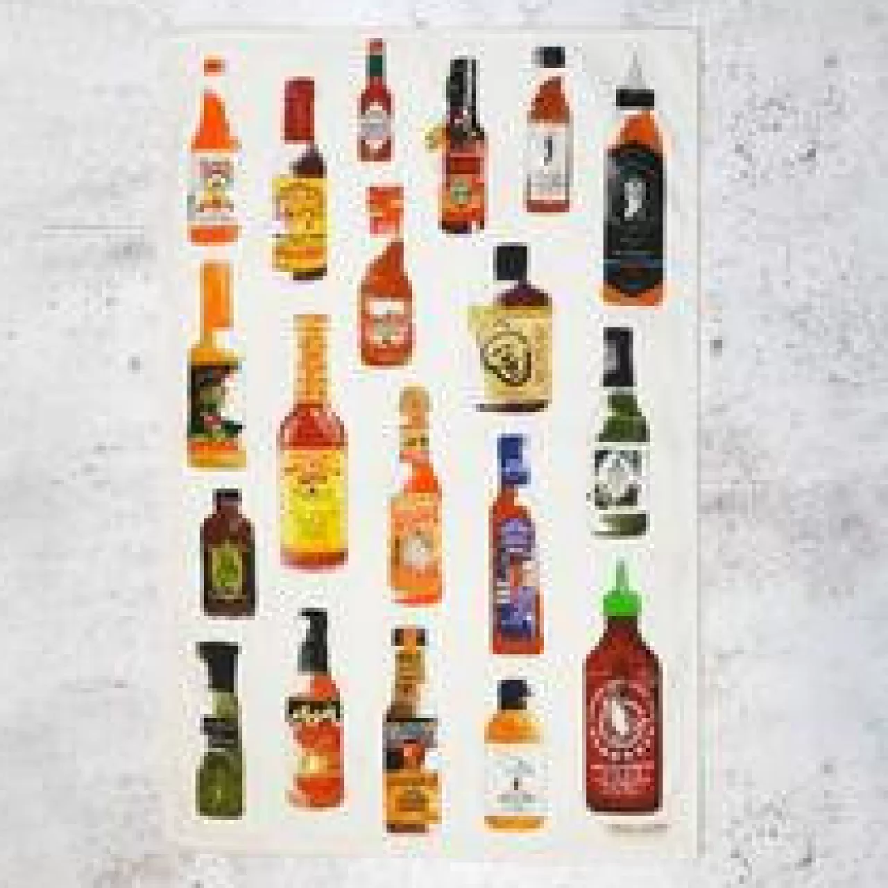 Sale Corinne Alexander It's Hot Tea Towel By