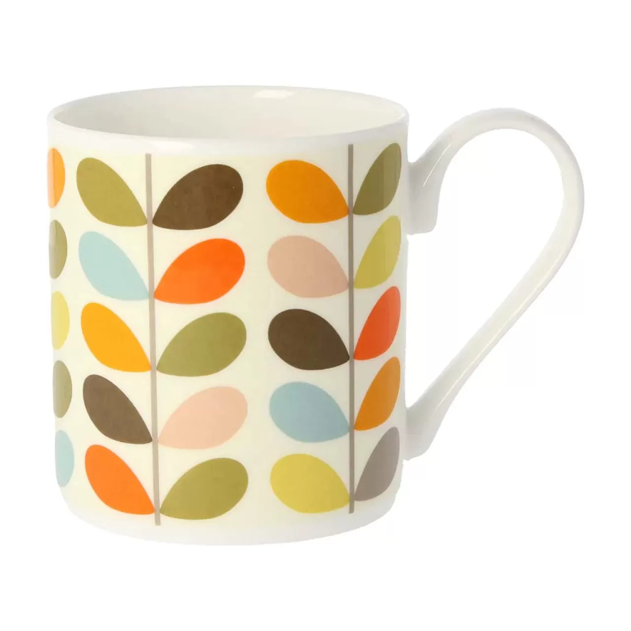 Flash Sale Mclaggen Smith Orla Kiely Multi Color 10 Stem Bone China Mug